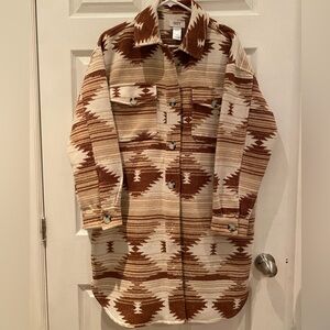 BNWOT Aztec Jacket